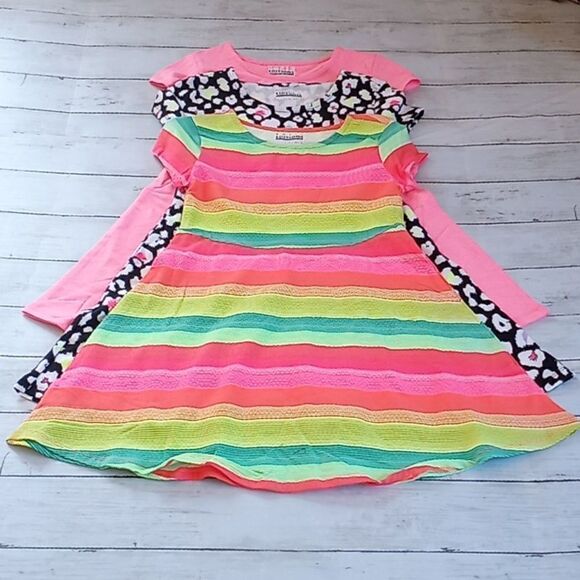 Girls Pull Over Lightweight Comfy Dresses 3-Pack Size L - Picture 1 of 7